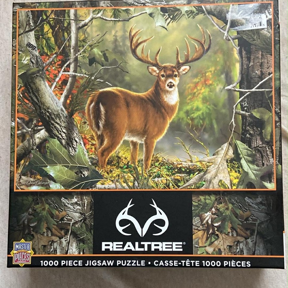1000 piece realtree deer jigsaw puzzle